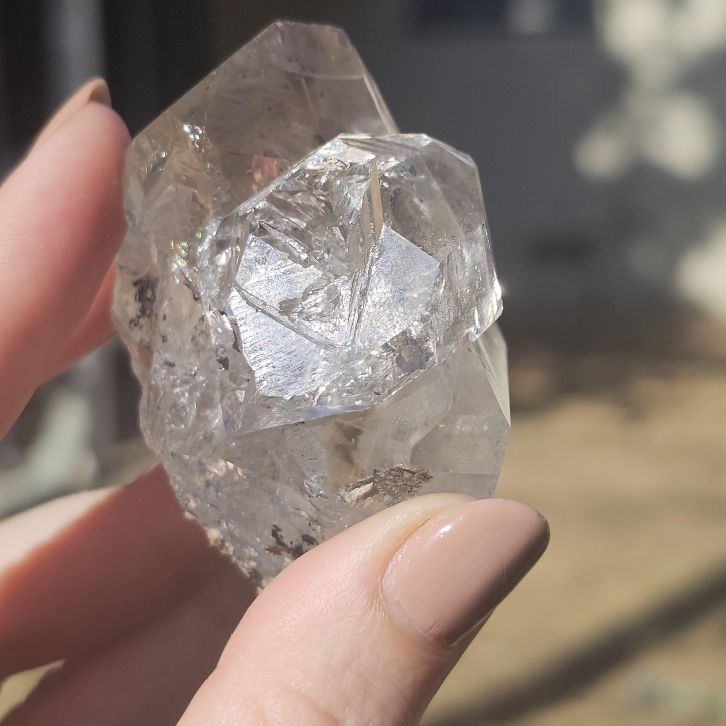 Large Herkimer Diamond, Raw Quartz from New York State