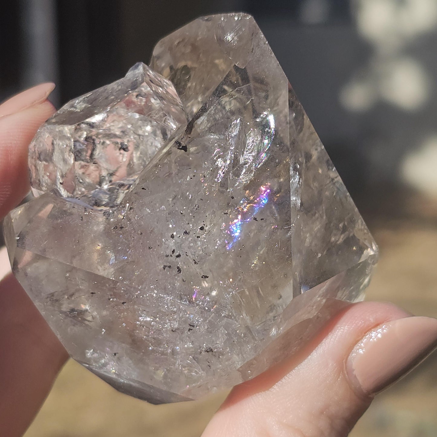 Large Herkimer Diamond, Raw Quartz from New York State