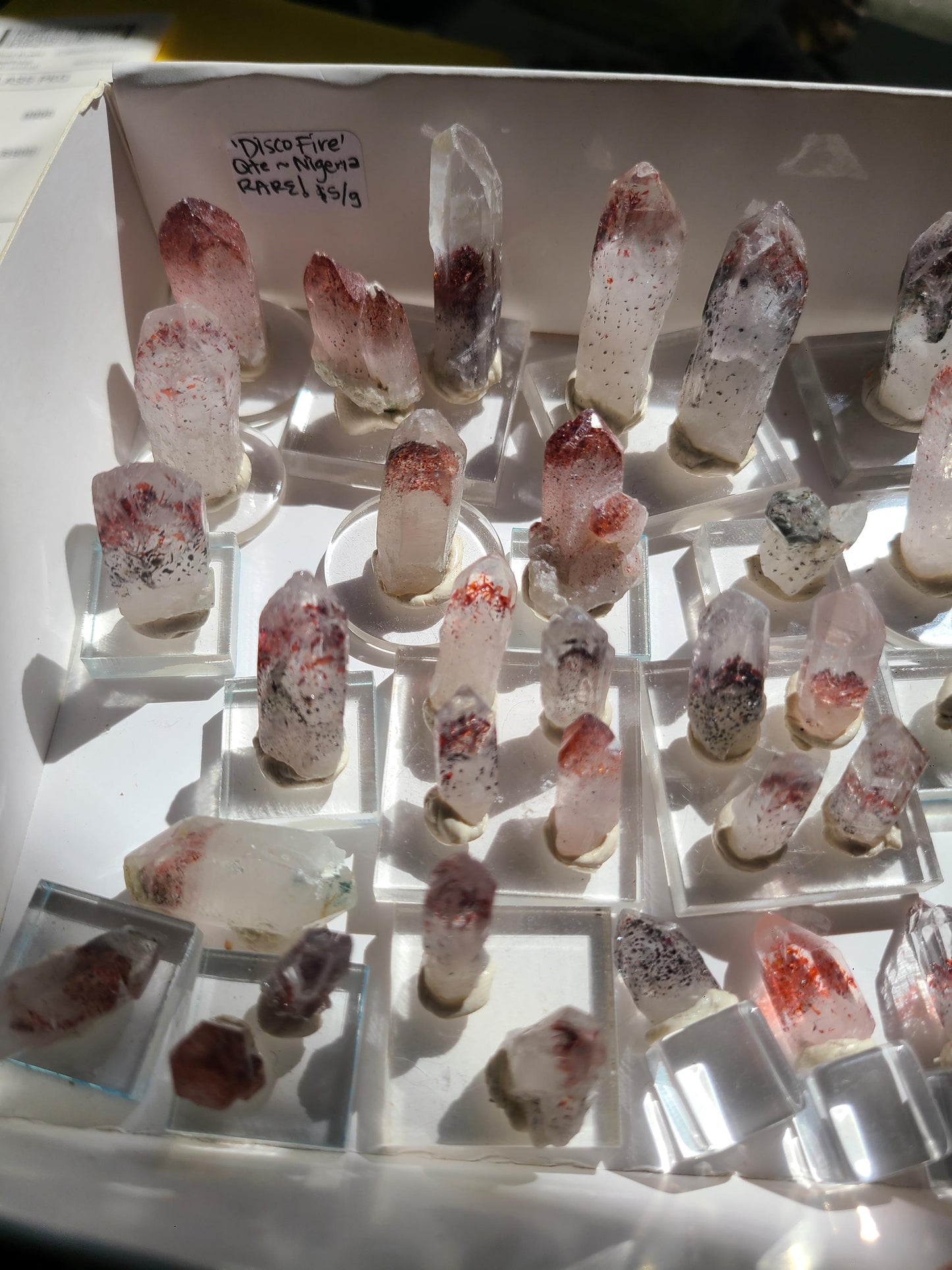 Disco Fire / Orire Quartz, Small Crystal Point <100