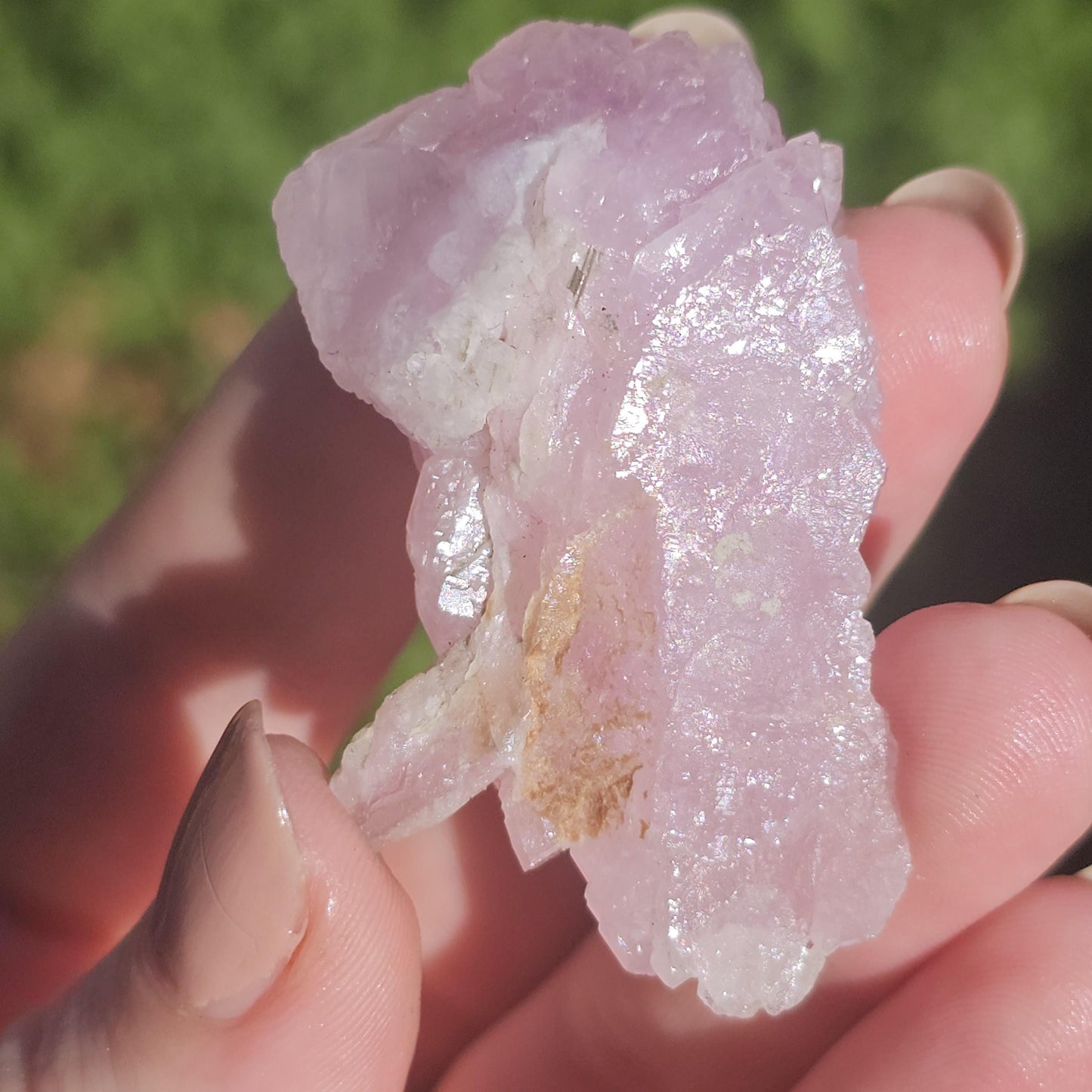 Crystallized Rose Quartz Specimen, Rare Terminated Raw Pink Crystal, Elestial Quartz from Piaui Brazil, 5 x 3 x 2 cm, Collector Stone