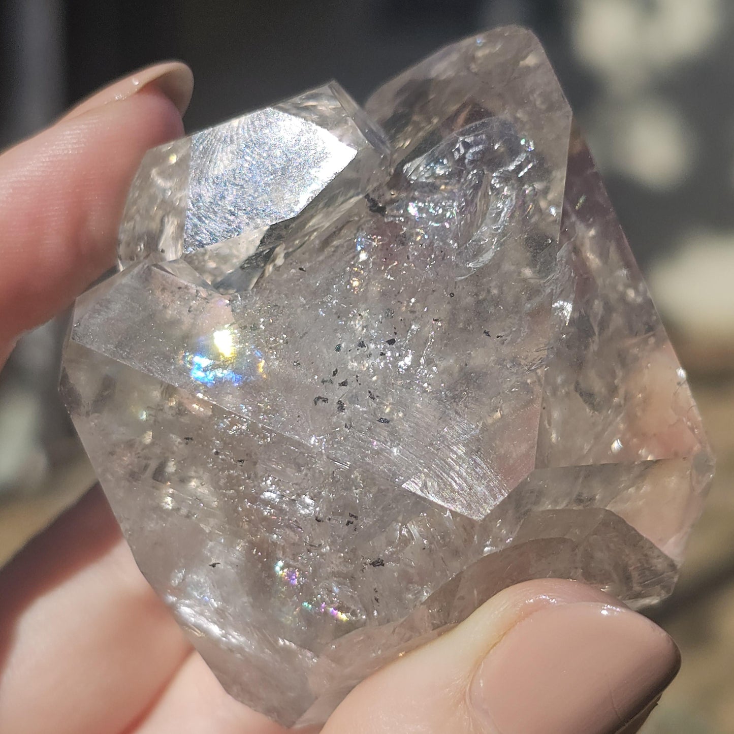 Large Herkimer Diamond, Raw Quartz from New York State