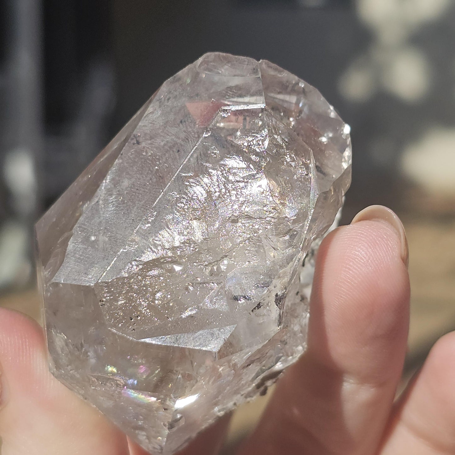 Large Herkimer Diamond, Raw Quartz from New York State