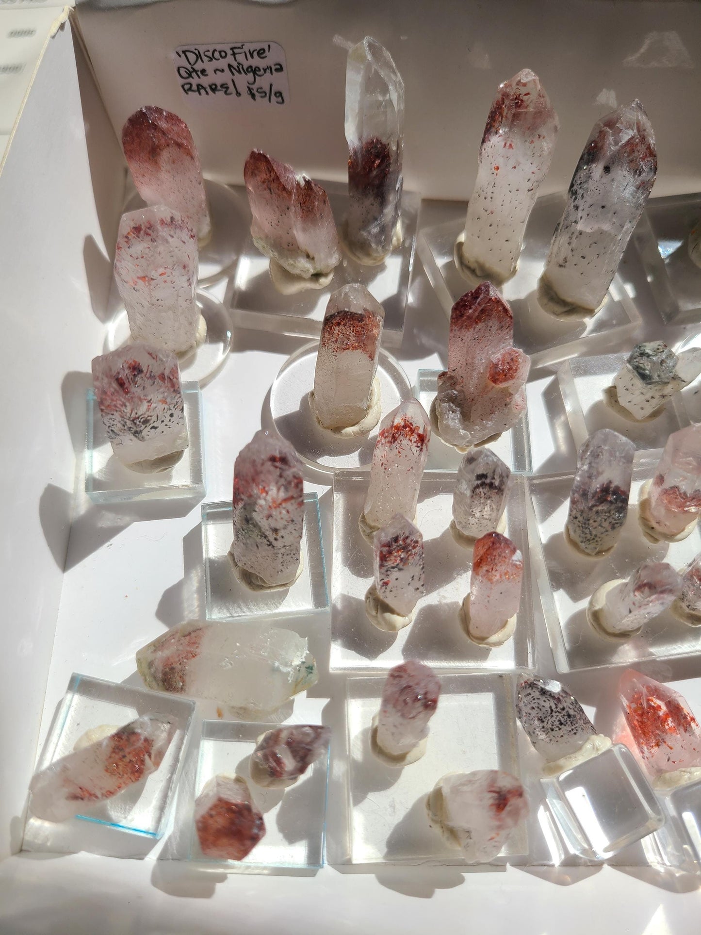 Disco Fire / Orire Quartz, Small Crystal Point <100
