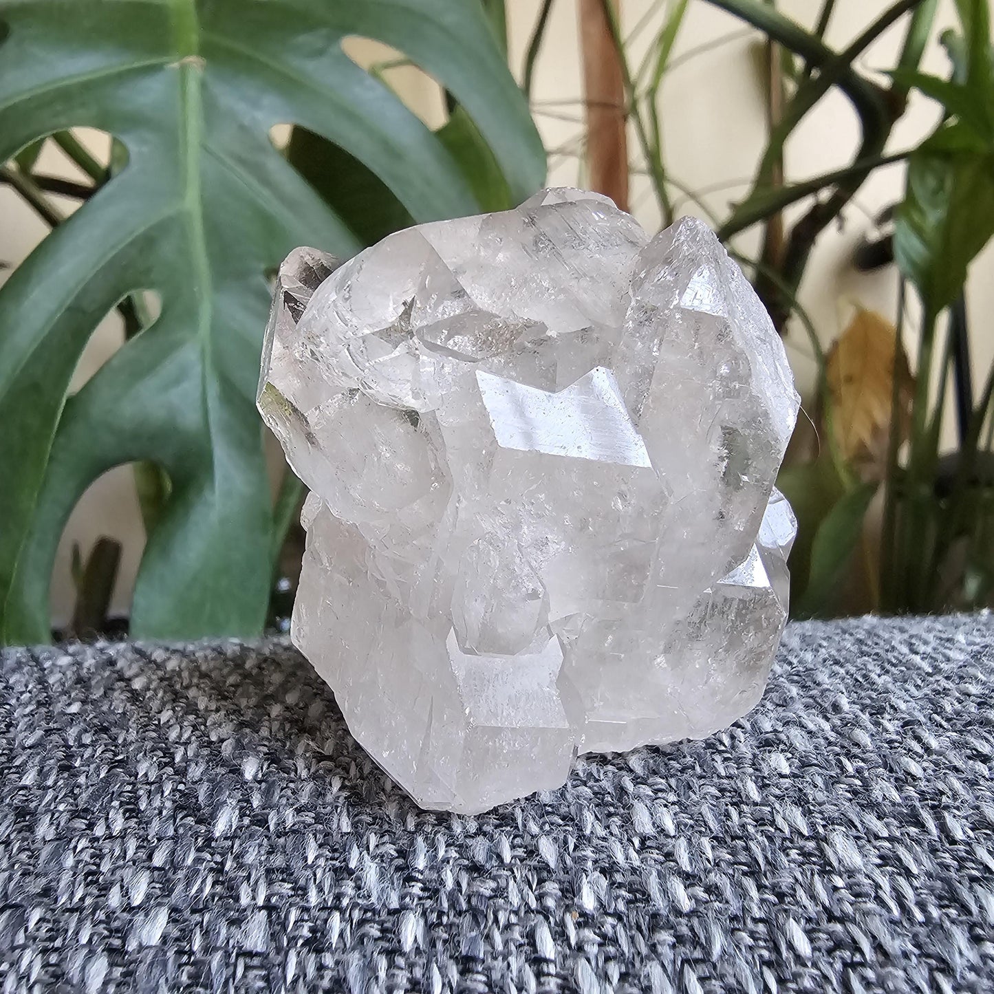 Elestial Castle Quartz Cluster ~ HQ Super Clear, Lustrous Lemurian Crystals