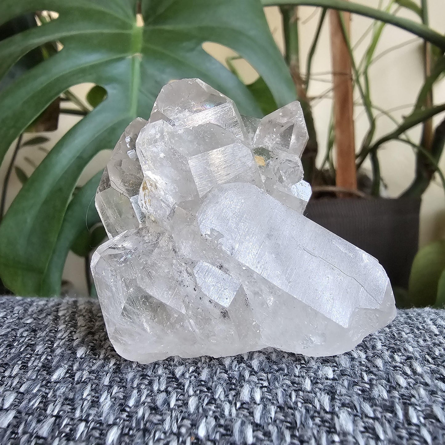 Elestial Castle Quartz Cluster ~ HQ Super Clear, Lustrous Lemurian Crystals