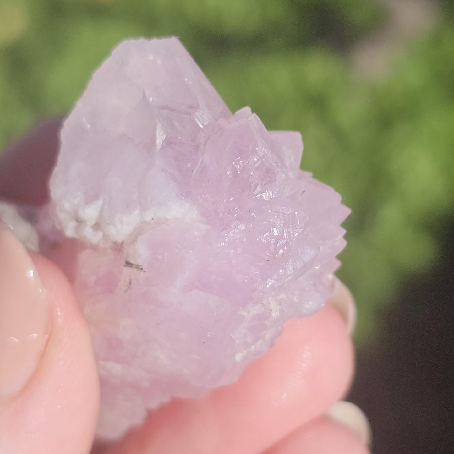 Crystallized Rose Quartz Specimen, Rare Terminated Raw Pink Crystal, Elestial Quartz from Piaui Brazil, 5 x 3 x 2 cm, Collector Stone