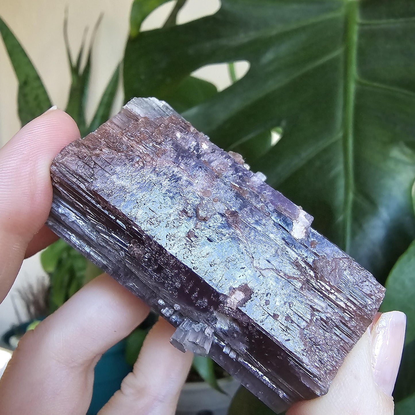 Purple Aragonite Double Terminated, from La Pesquera, Cuenca, Castile-La Mancha, Spain, 6.5cm