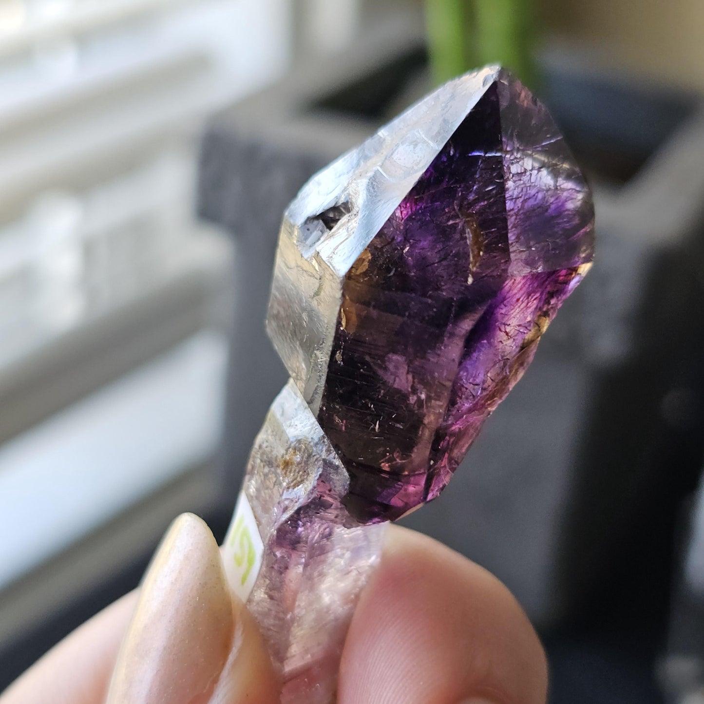 AAA Smoky Amethyst Scepter, Double Terminated Collector Specimen