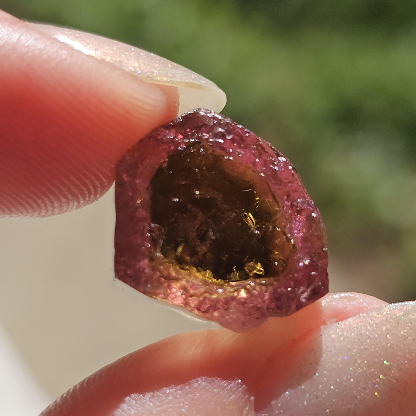 6g Elbaite Tourmaline Crystal Specimen from the Himalaya Mine, California