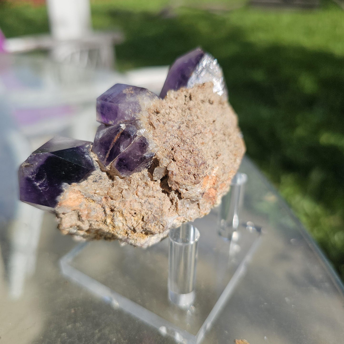 Gorgeous Amethyst on Matrix from Orange River, South Africa