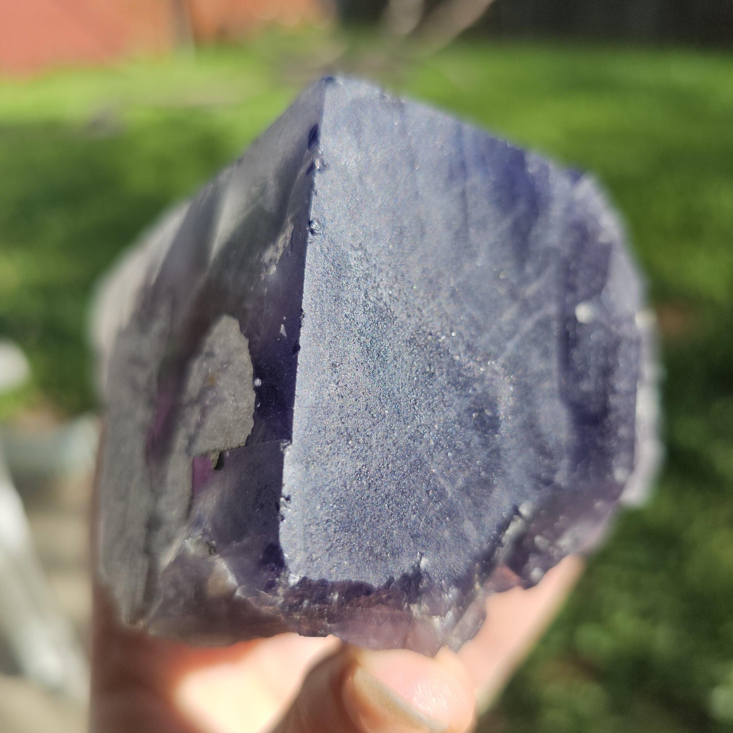 Unique Flourite Crystal w Quartz Druzy, New Find from Akwana Deposit, Nigeria