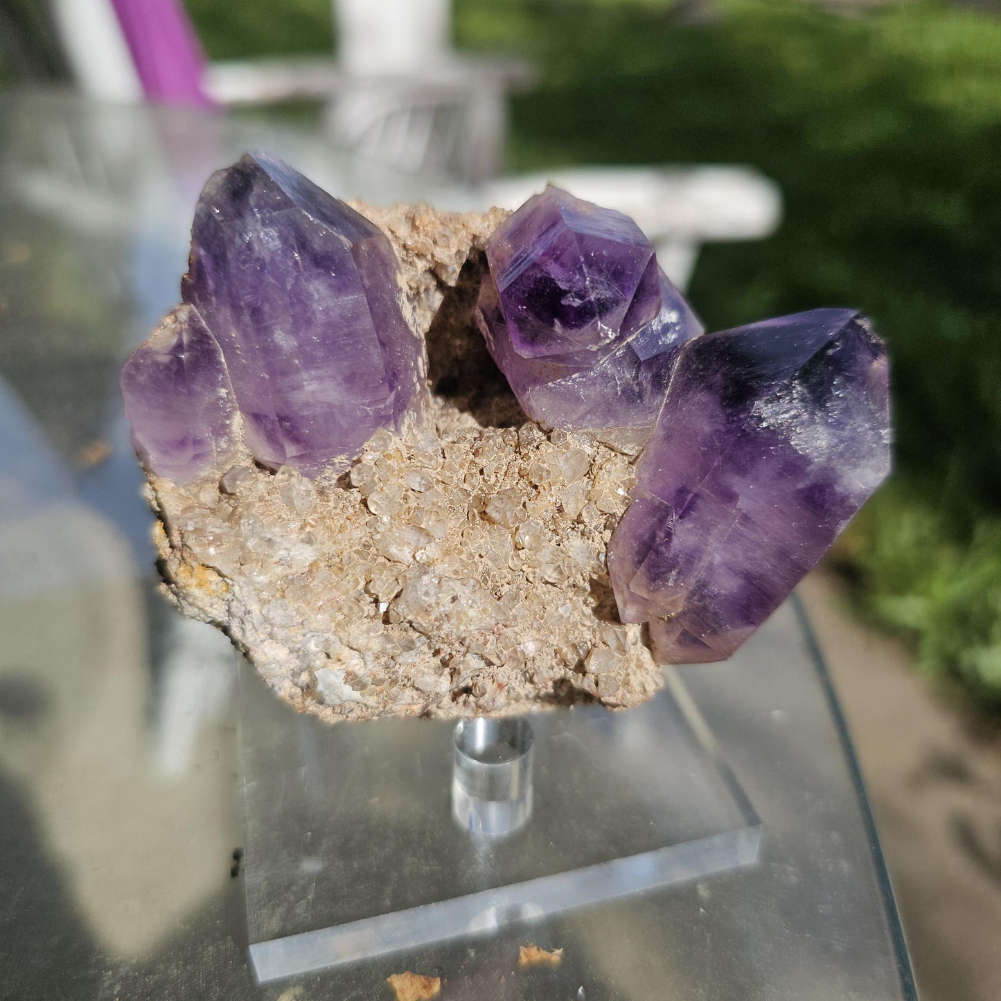 Gorgeous Amethyst on Matrix from Orange River, South Africa