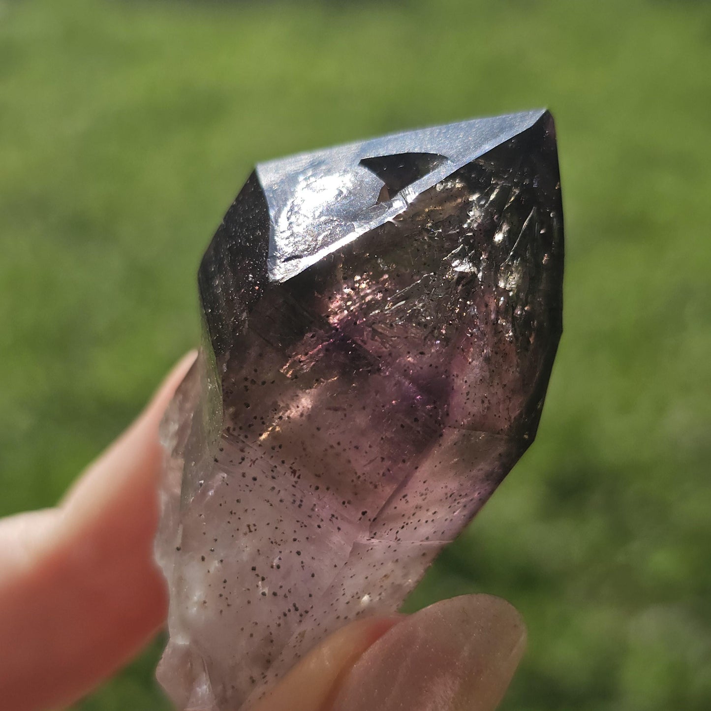 Shangaan Smoky Amethyst Sceptre from Zimbabwe <100