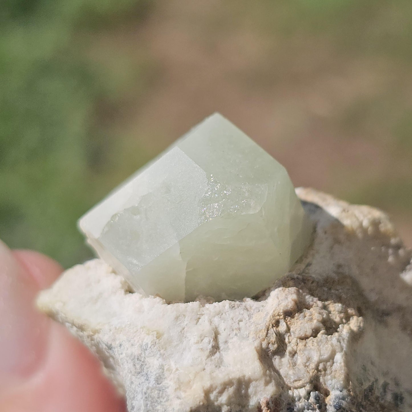 RARE USA Locale Mint Green Grossular Garnet on Matrix Rare Collector Specimen from Wah Wah Mtns Utah, Near Red Beryl Find
