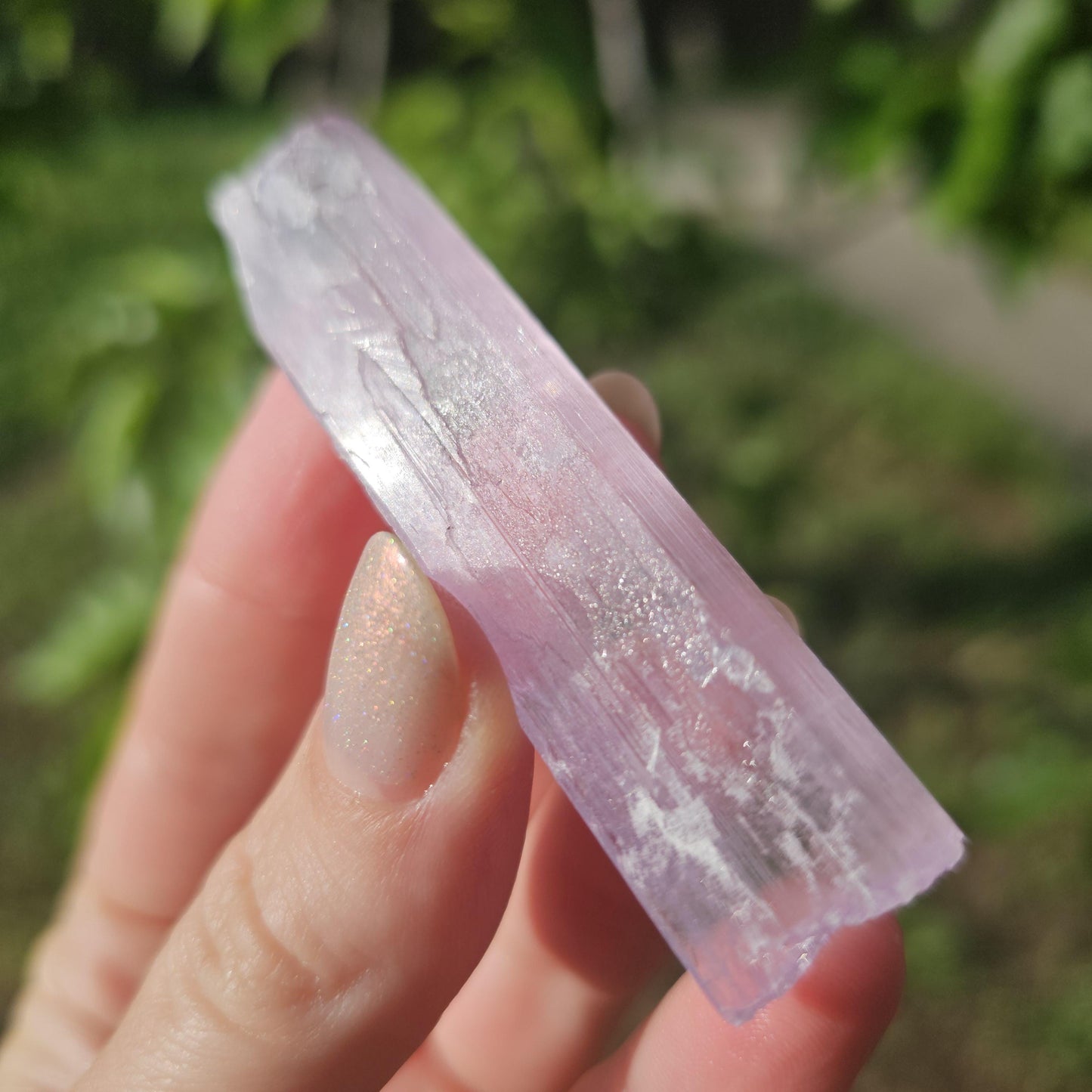 Stunning AAA Spodumene var. Kunzite Crystal with Great Luster and Color