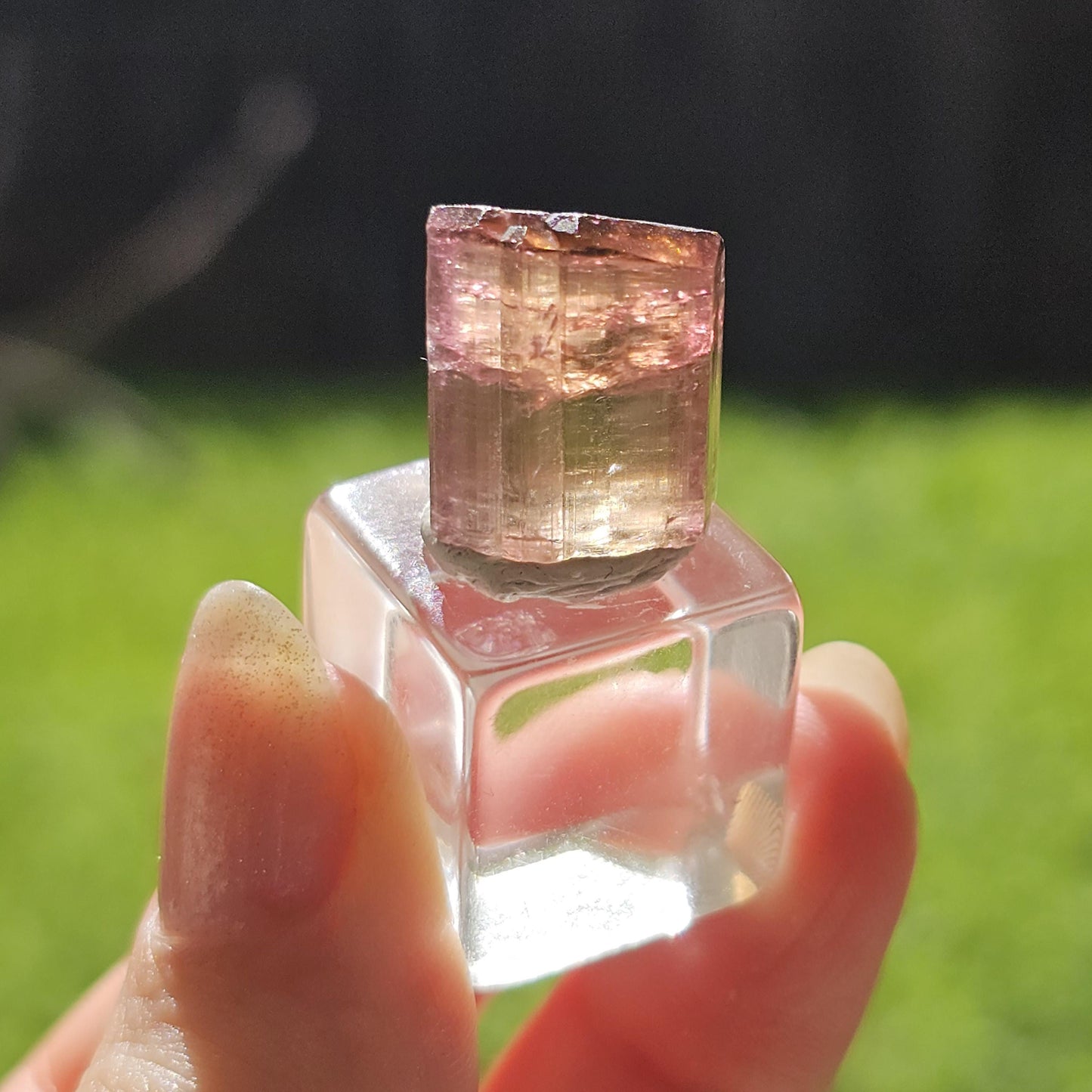 6g Elbaite Tourmaline Crystal Specimen from the Himalaya Mine, California