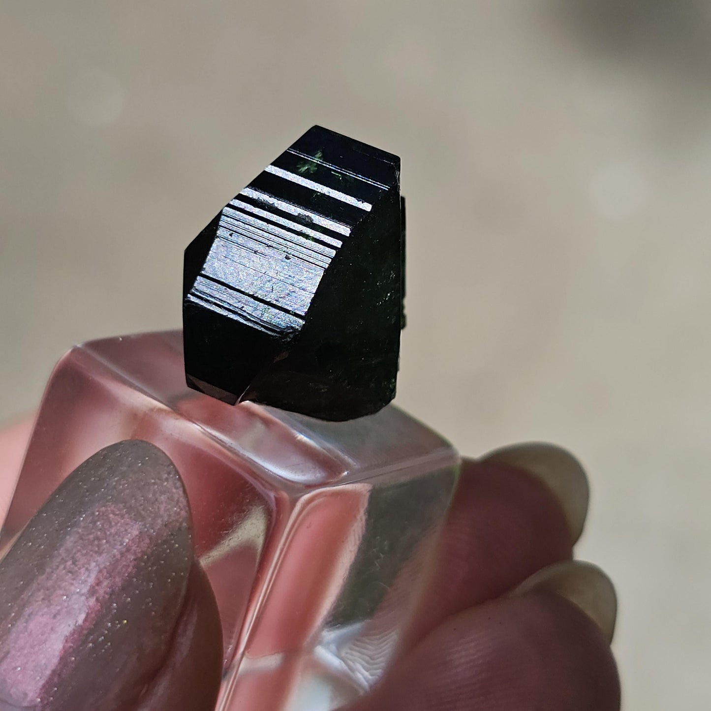 6g Chrome Dravite Rare Double Terminated Tourmaline Crystal from Landanai Tanzania