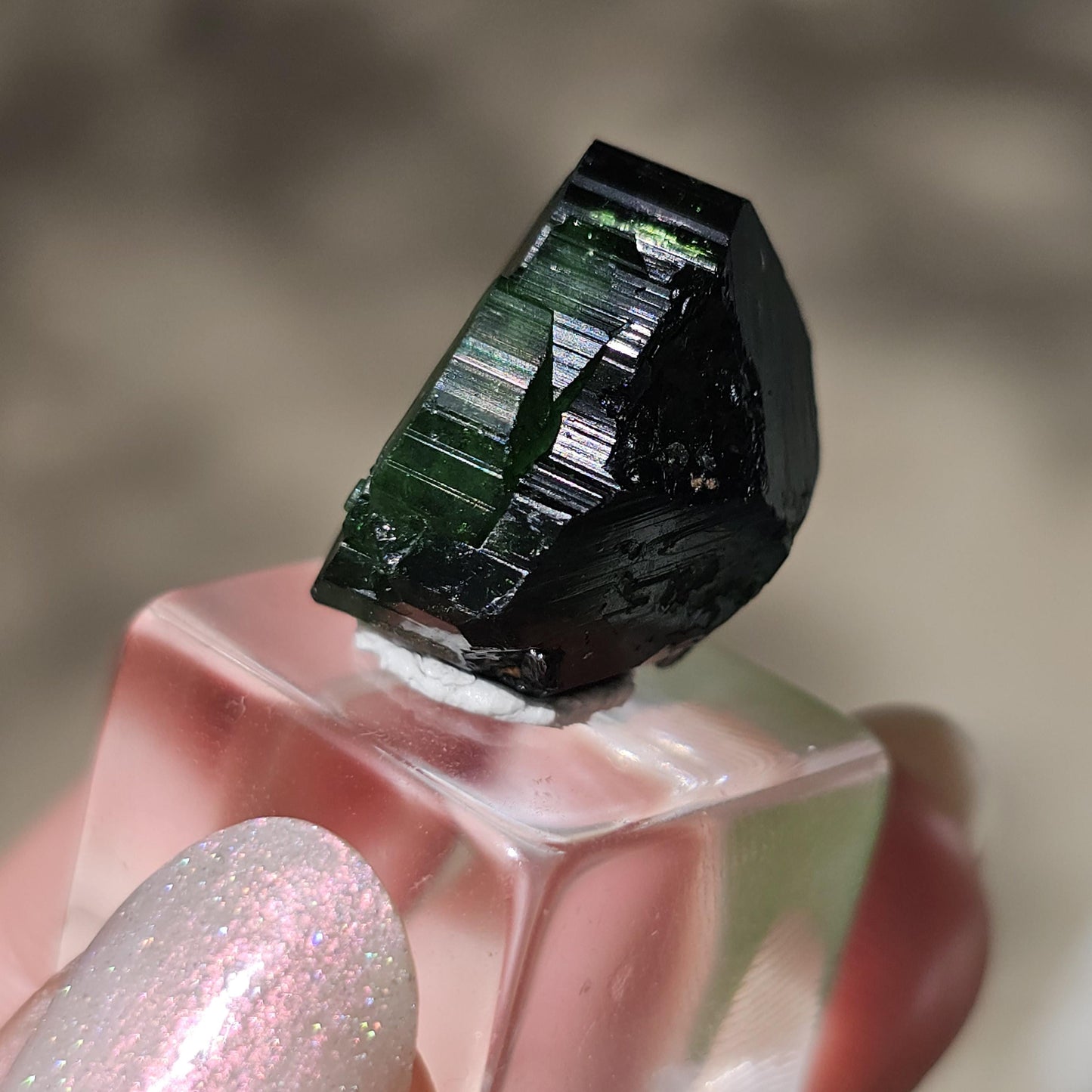 6g Chrome Dravite Rare Double Terminated Tourmaline Crystal from Landanai Tanzania
