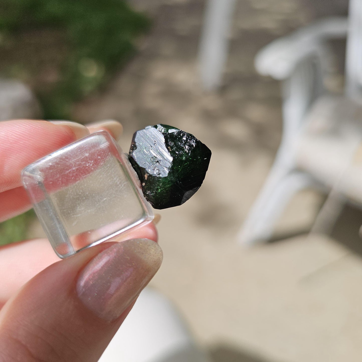 6g Chrome Dravite Rare Double Terminated Tourmaline Crystal from Landanai Tanzania