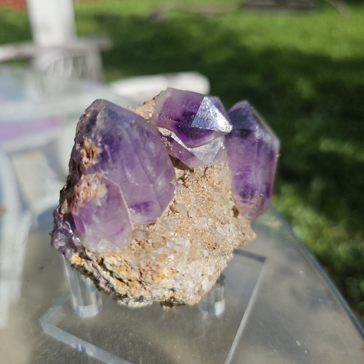 Gorgeous Amethyst on Matrix from Orange River, South Africa