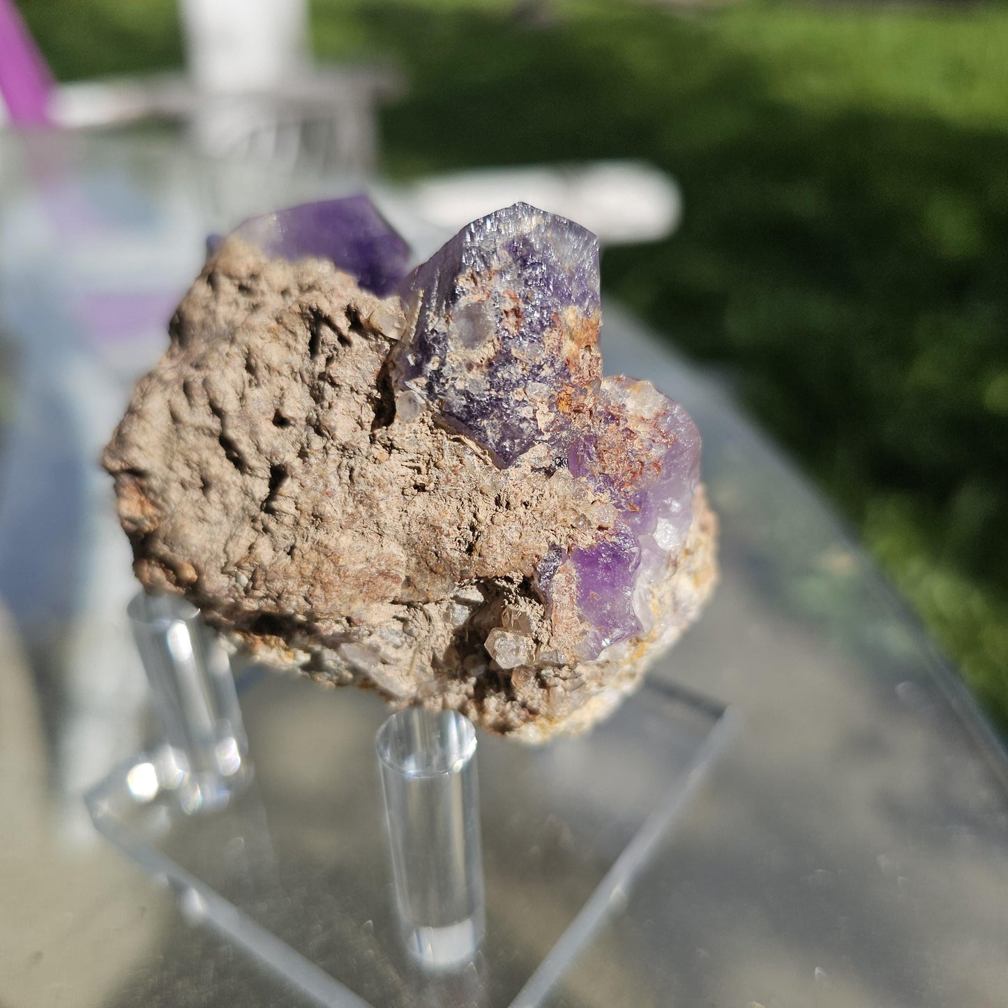 Gorgeous Amethyst on Matrix from Orange River, South Africa