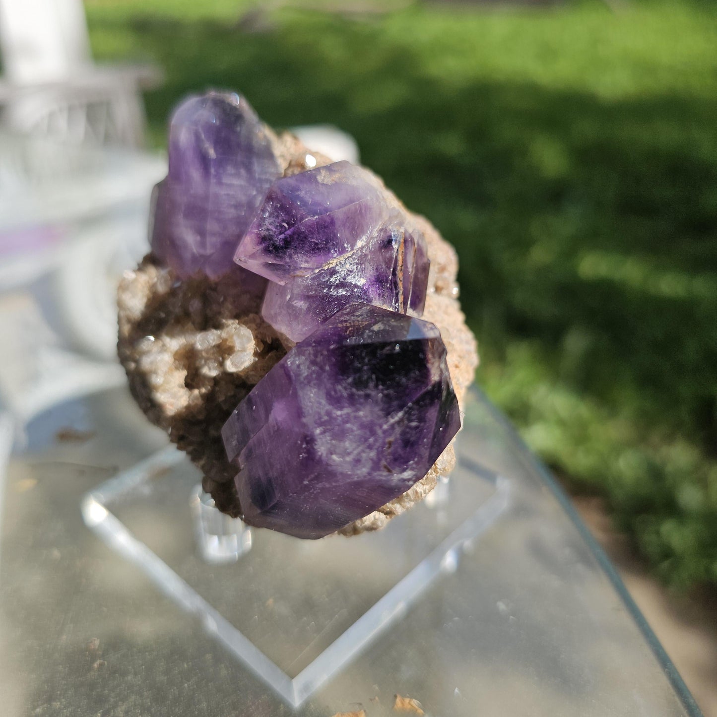Gorgeous Amethyst on Matrix from Orange River, South Africa