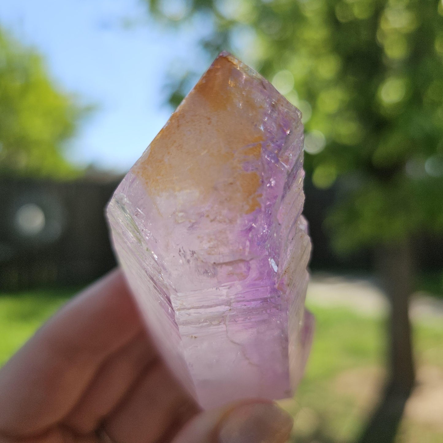 XL Vera Cruz Amethyst, Chunky Raw Point with Hematite