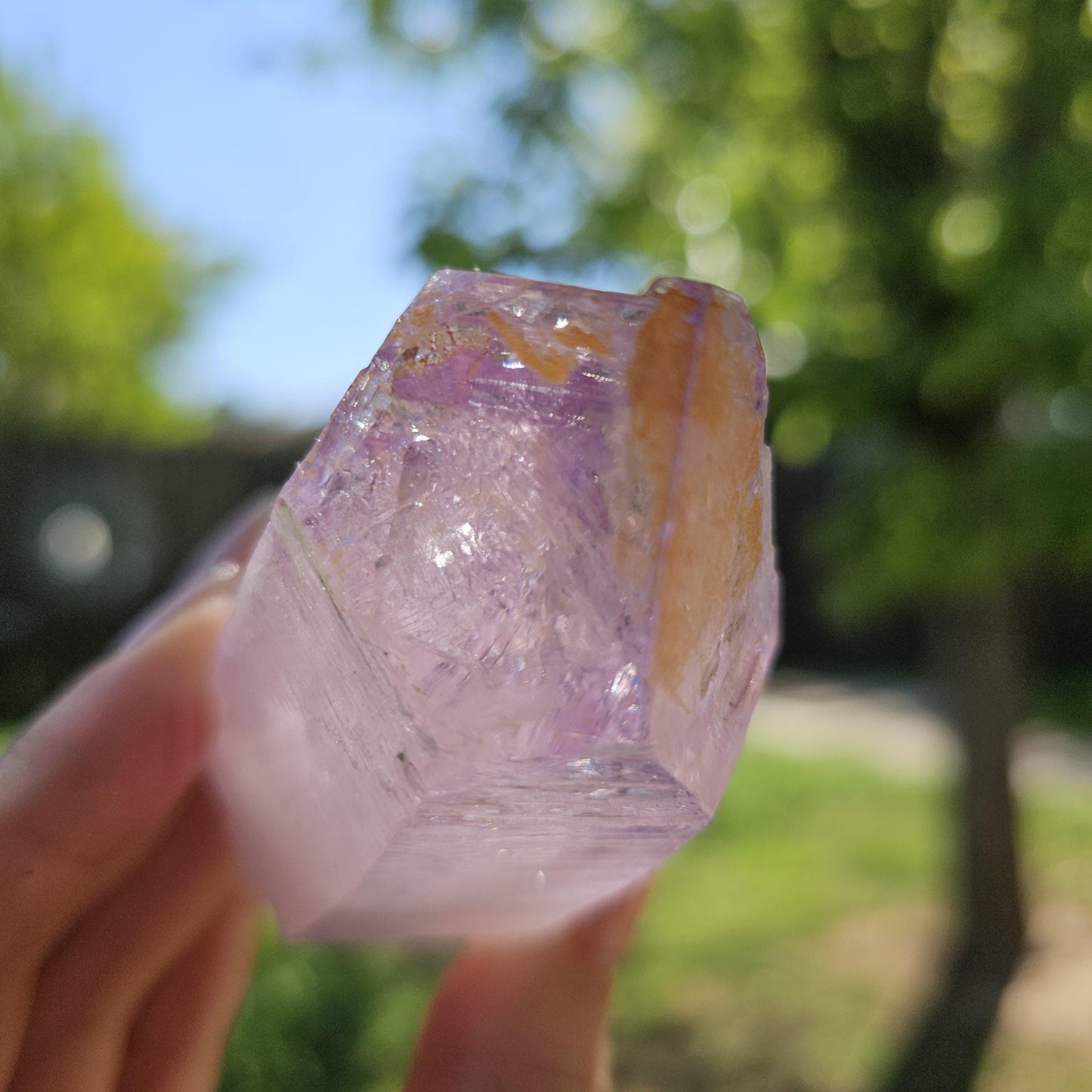 XL Vera Cruz Amethyst, Chunky Raw Point with Hematite
