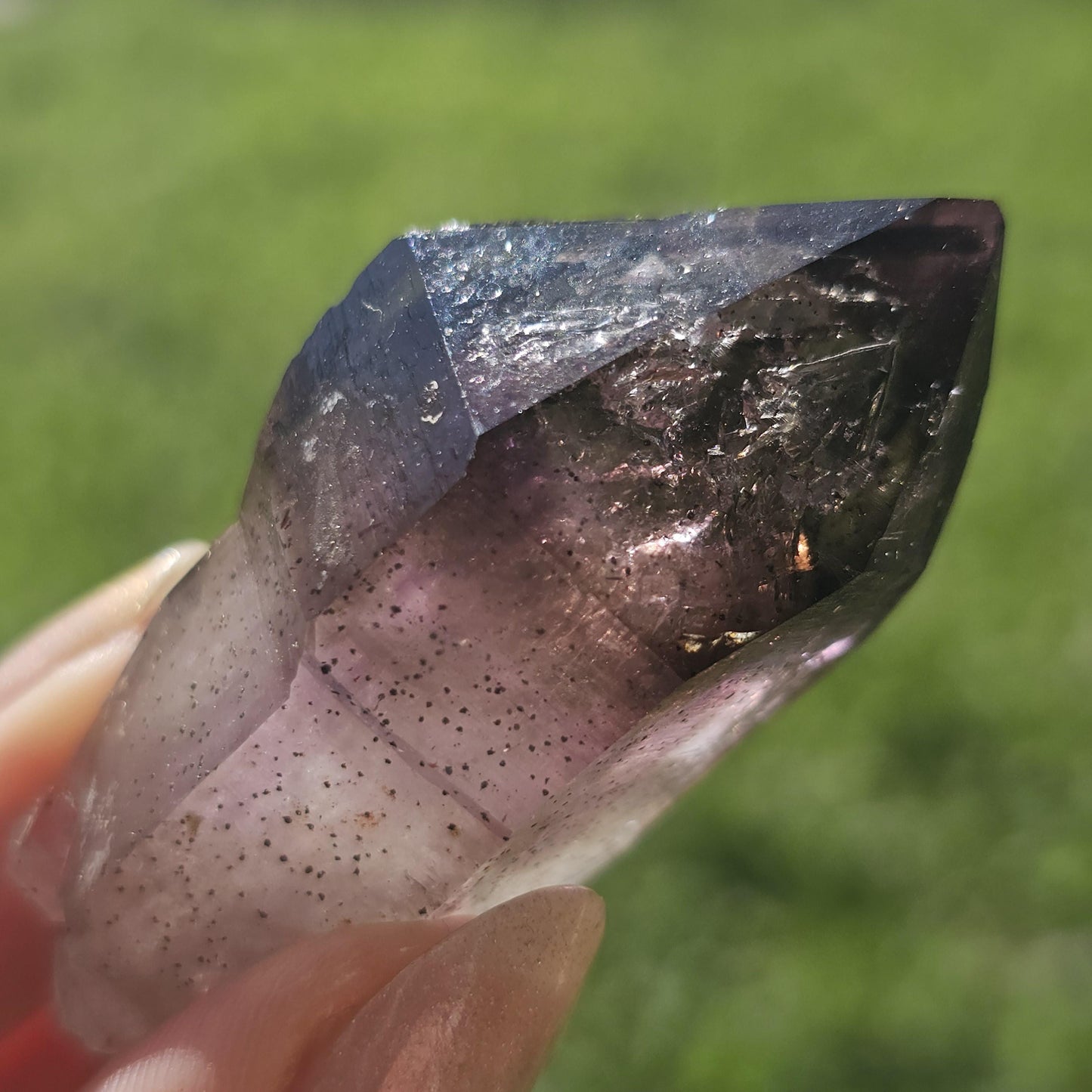 Shangaan Smoky Amethyst Sceptre from Zimbabwe <100