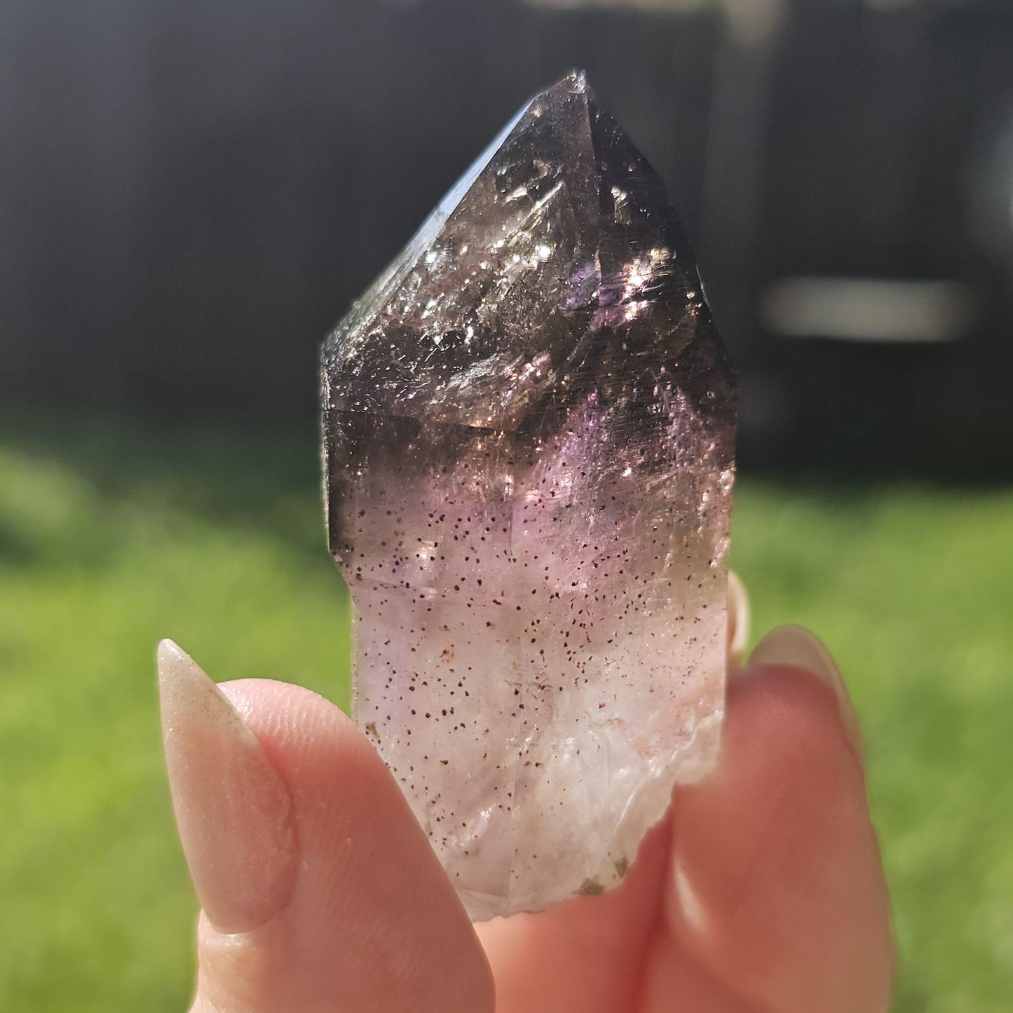 Shangaan Smoky Amethyst Sceptre from Zimbabwe <100