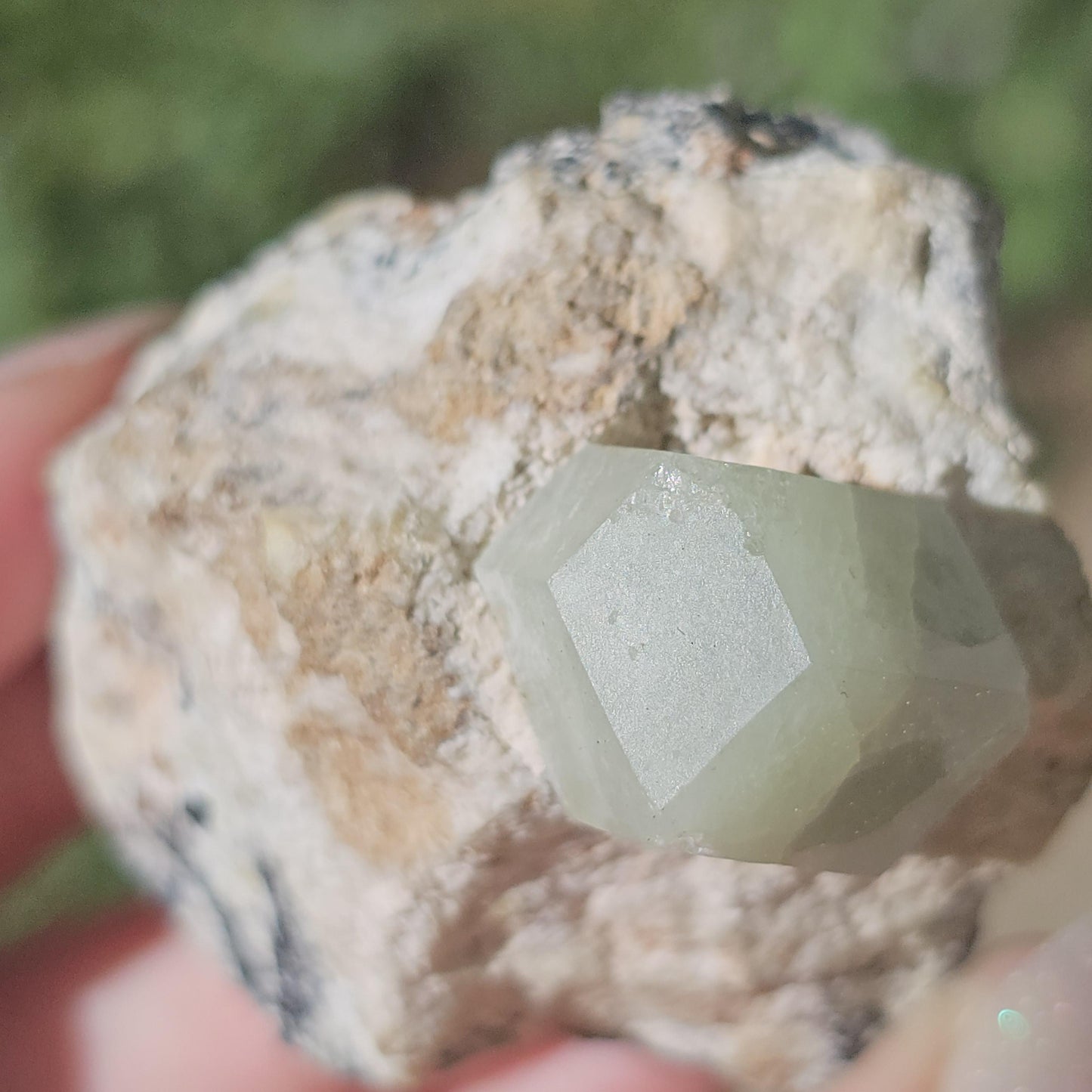 RARE USA Locale Mint Green Grossular Garnet on Matrix Rare Collector Specimen from Wah Wah Mtns Utah, Near Red Beryl Find