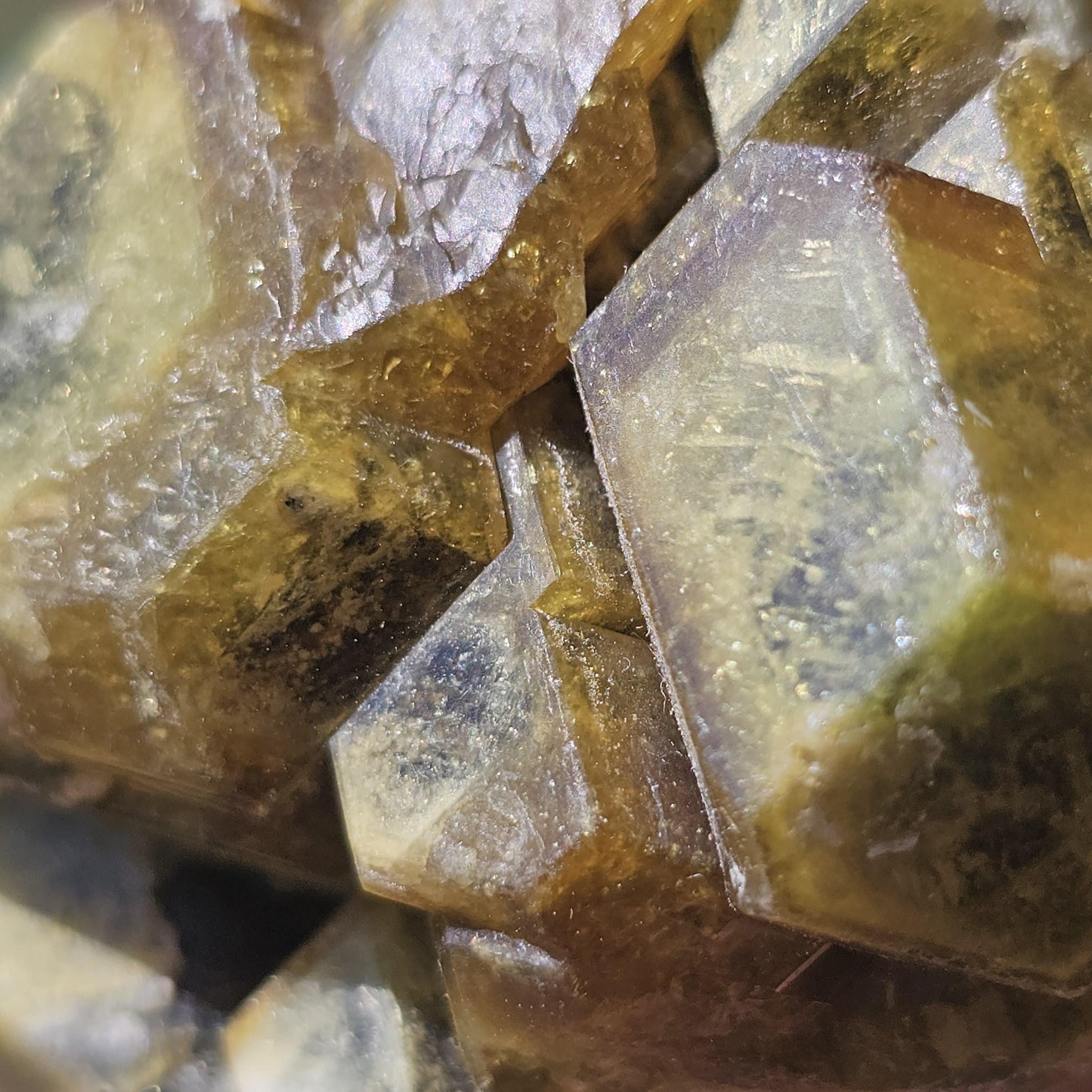 Mali Garnet with Well Documented History, Unique Large Terminated Cluster with Chocolate Brown core, Green Skin, and some Rare Blue!