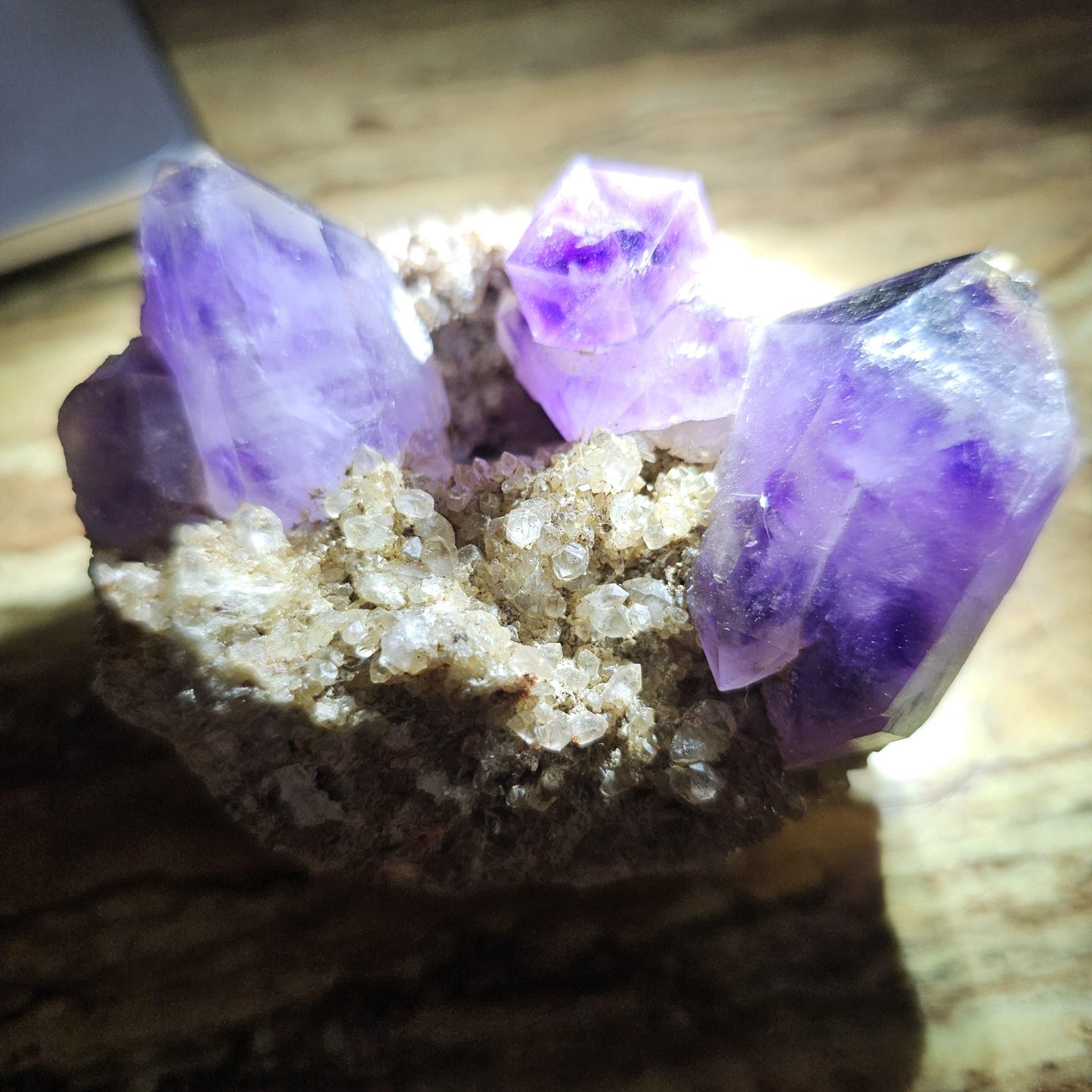 Gorgeous Amethyst on Matrix from Orange River, South Africa
