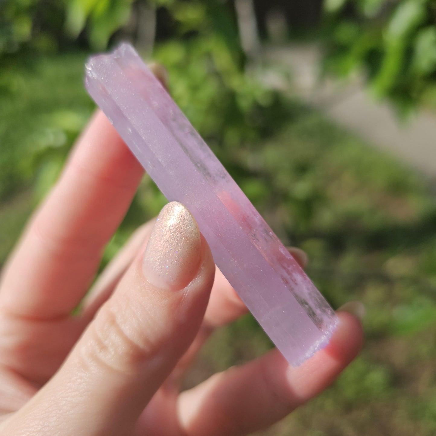 Stunning AAA Spodumene var. Kunzite Crystal with Great Luster and Color