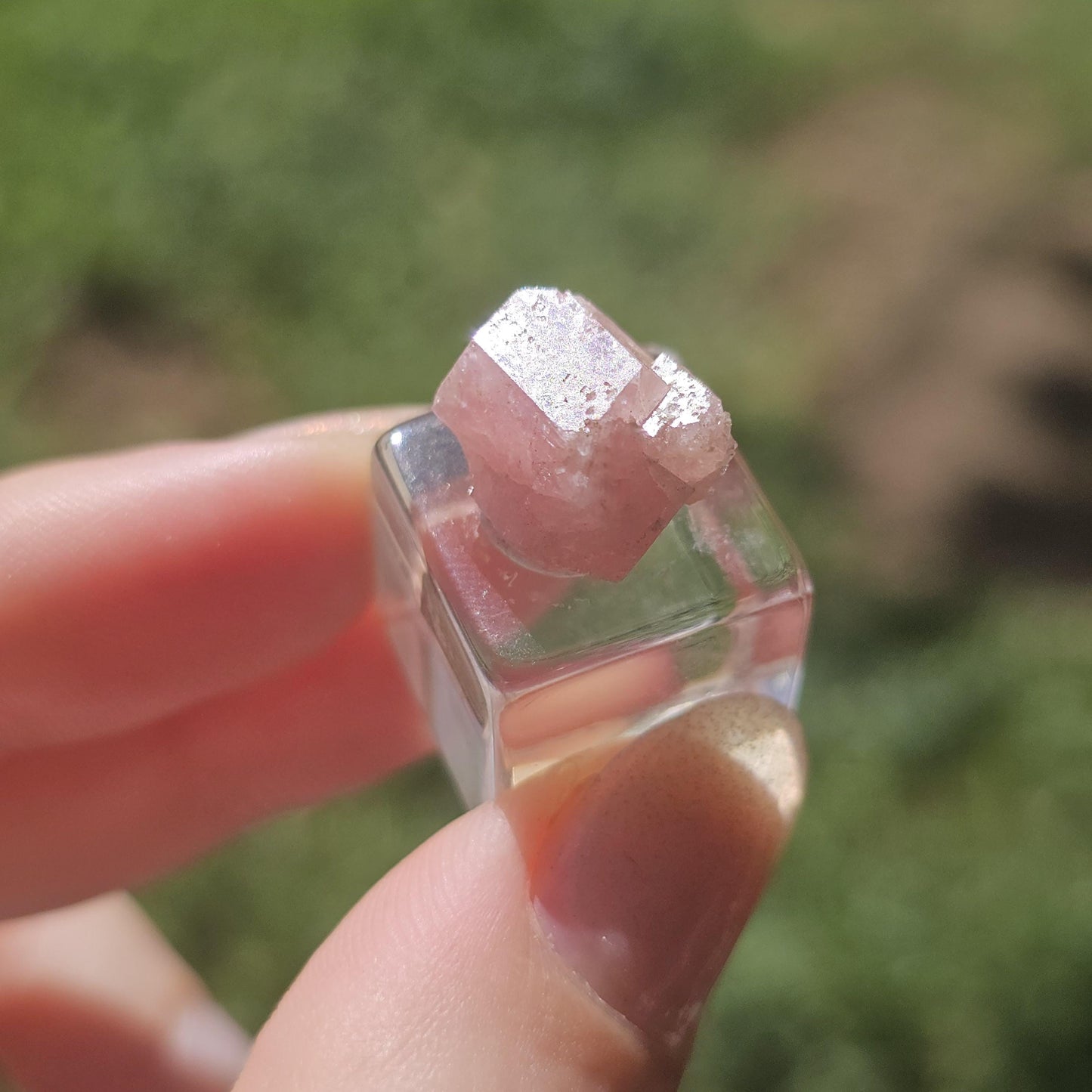 Baby Pink Garnet, Sierra de las Cruces, Mexico, New Stock 2024 Production, Lustrous Terminated, Grossular Floater, Colorful Rare Gemstone
