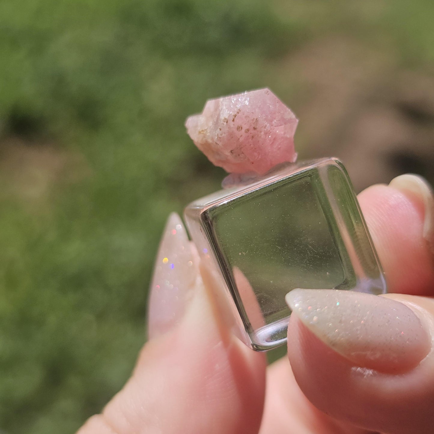 Baby Pink Garnet, Sierra de las Cruces, Mexico, New Stock 2024 Production, Lustrous Terminated, Grossular Floater, Colorful Rare Gemstone