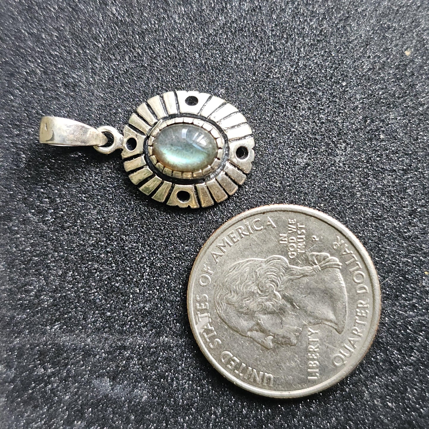 High Flash Labradorite 925 Sterling Silver Pendant