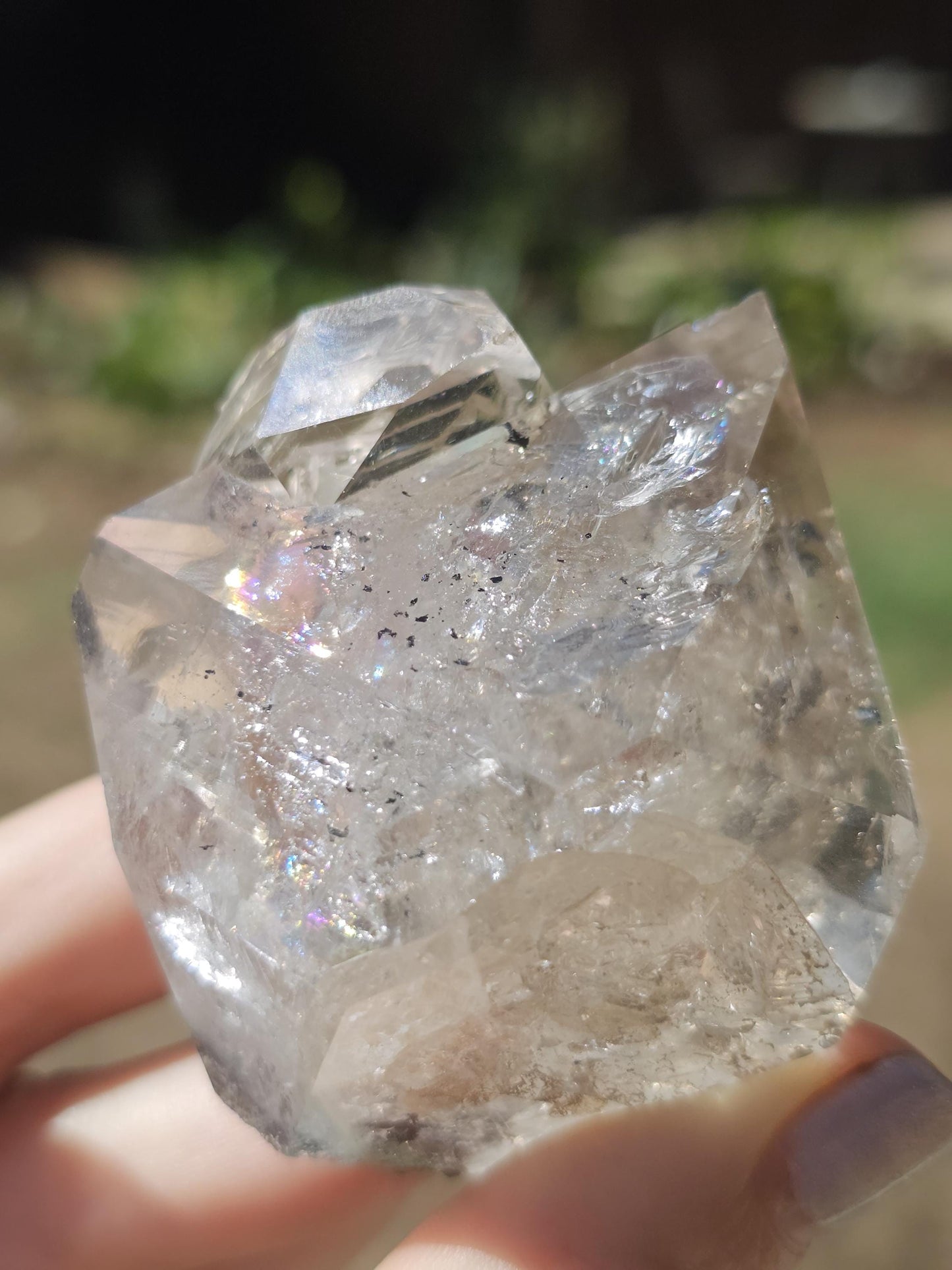 Large Herkimer Diamond, Raw Quartz from New York State