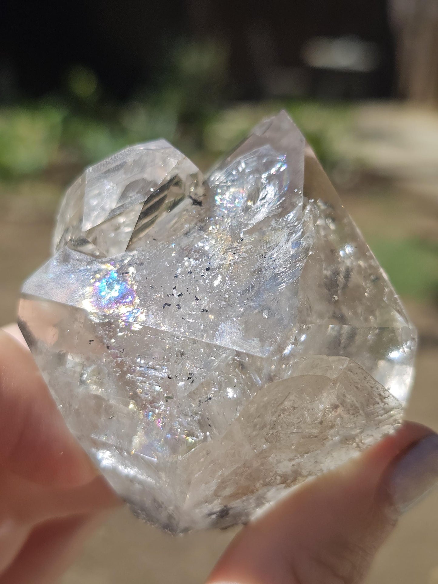 Large Herkimer Diamond, Raw Quartz from New York State