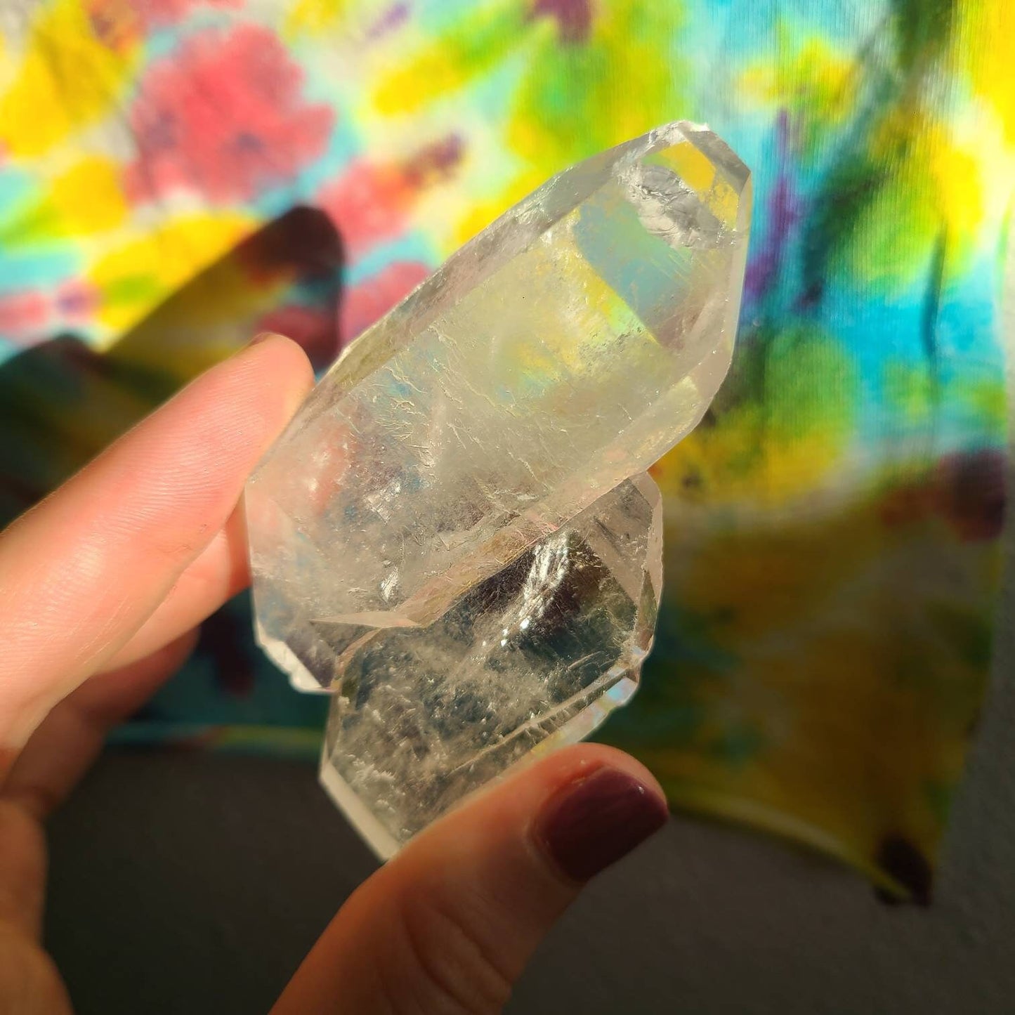 Stunning Ultra Clear DT Quartz Specimen | Tabular and Twinned <100