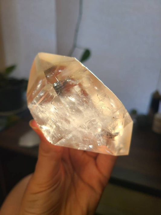 Stunning Large Lemurian Quartz Double Terminated Crystal | High End Healing, Collector, or Gift Crystal | Rare Lovely AAA Quality Stone