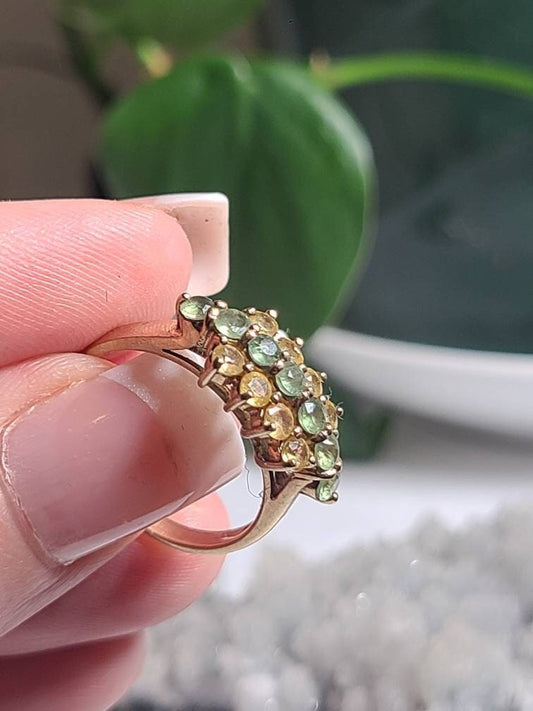 9ct Gold and Natural Sapphire Ring