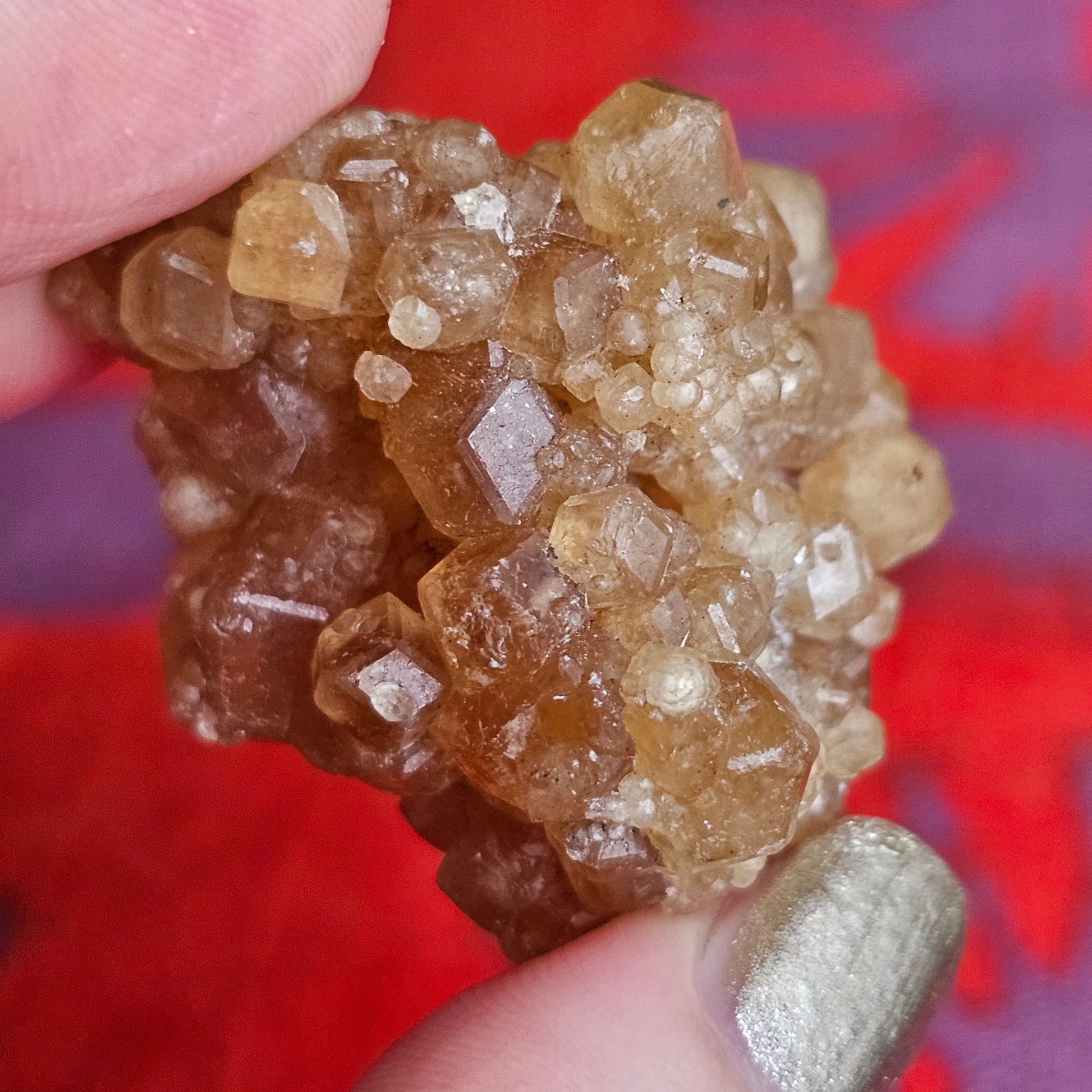 Rare Golden Yellow Spessartine Garnet, 35.4g Floater Crystal Cluster, Rare Raw Natural Gemstone Specimen for Collection, Tanzania Origin