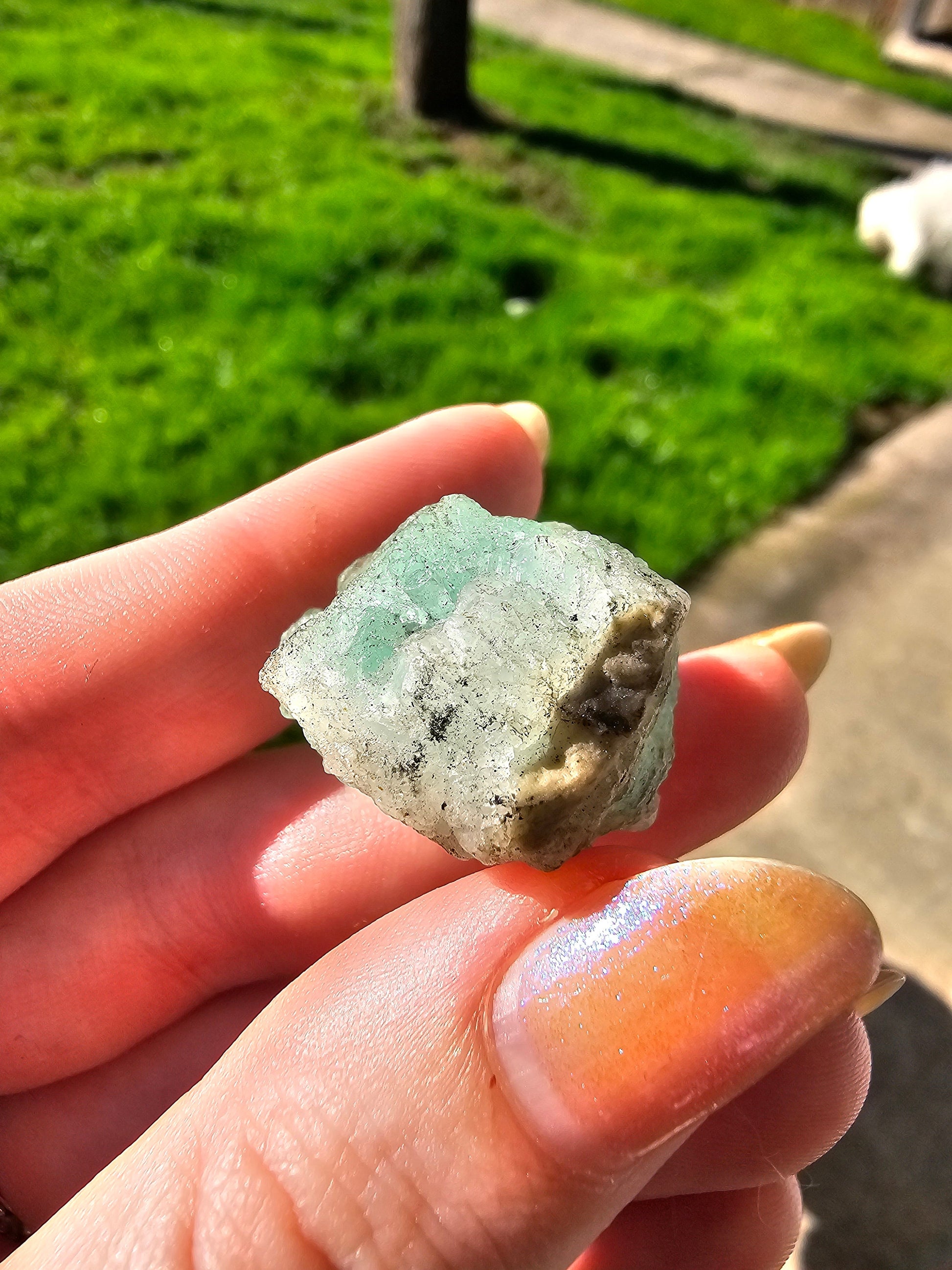 16g Emerald Crystal, Columbia, Muzo Mine, Ethical Direct Sourcing, Raw Rare Minerals, Collection Specimen, Green Emerald Beryl Gemstone