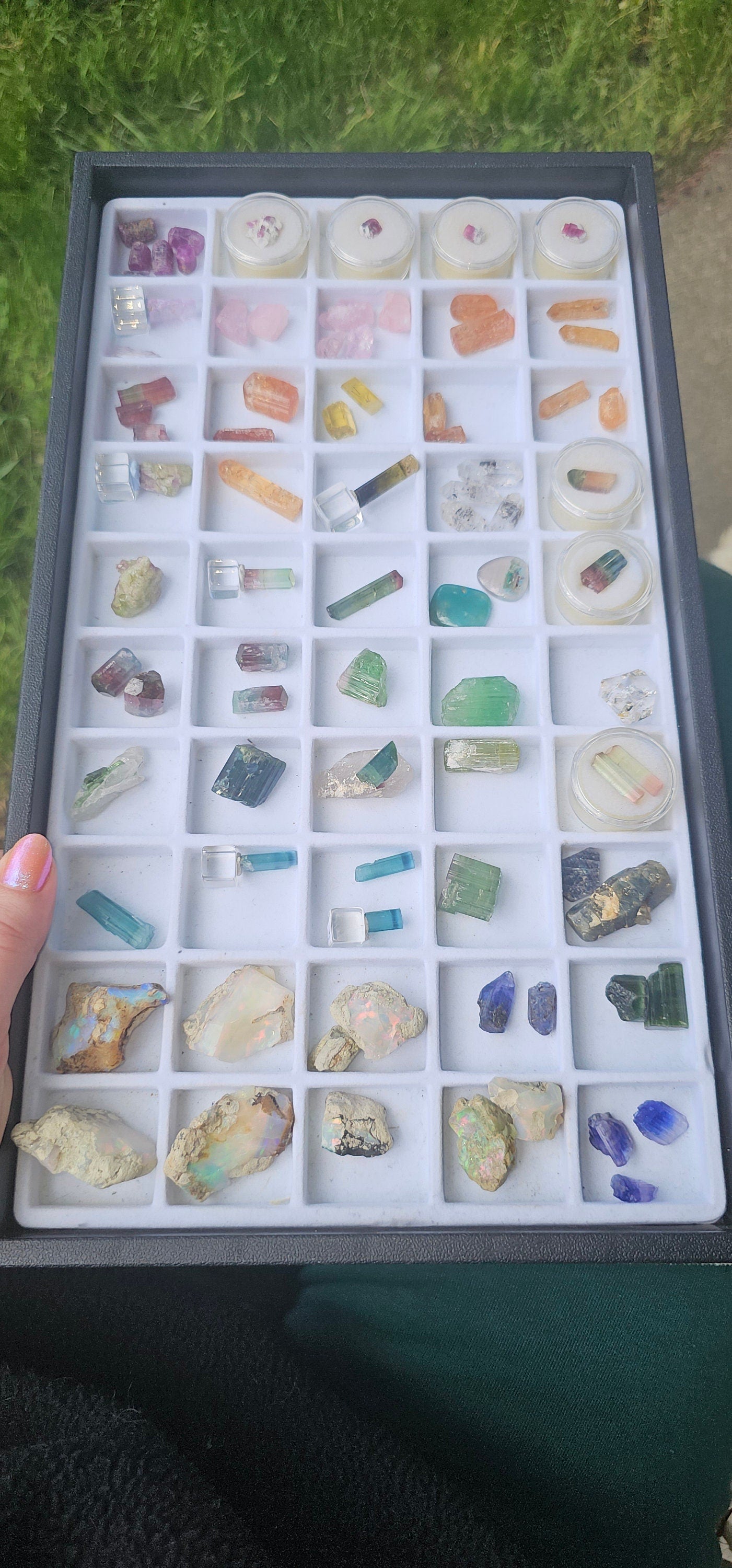 Gems for Jewelry for the Rare Mineral Lover ~ Raw and Cabochon, Pendant and Ring-sized Crystals for Jewelry Smithing and Wire wrapping <100