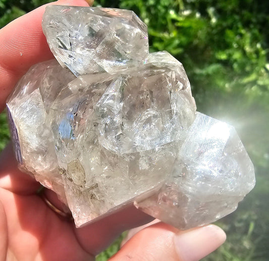 RESERVED for N ~ XL Herkimer 'Diamond', Quartz Cluster from Herkimer County New York, Old Stock, Well Documented, Rare Specimen, Rainbows!