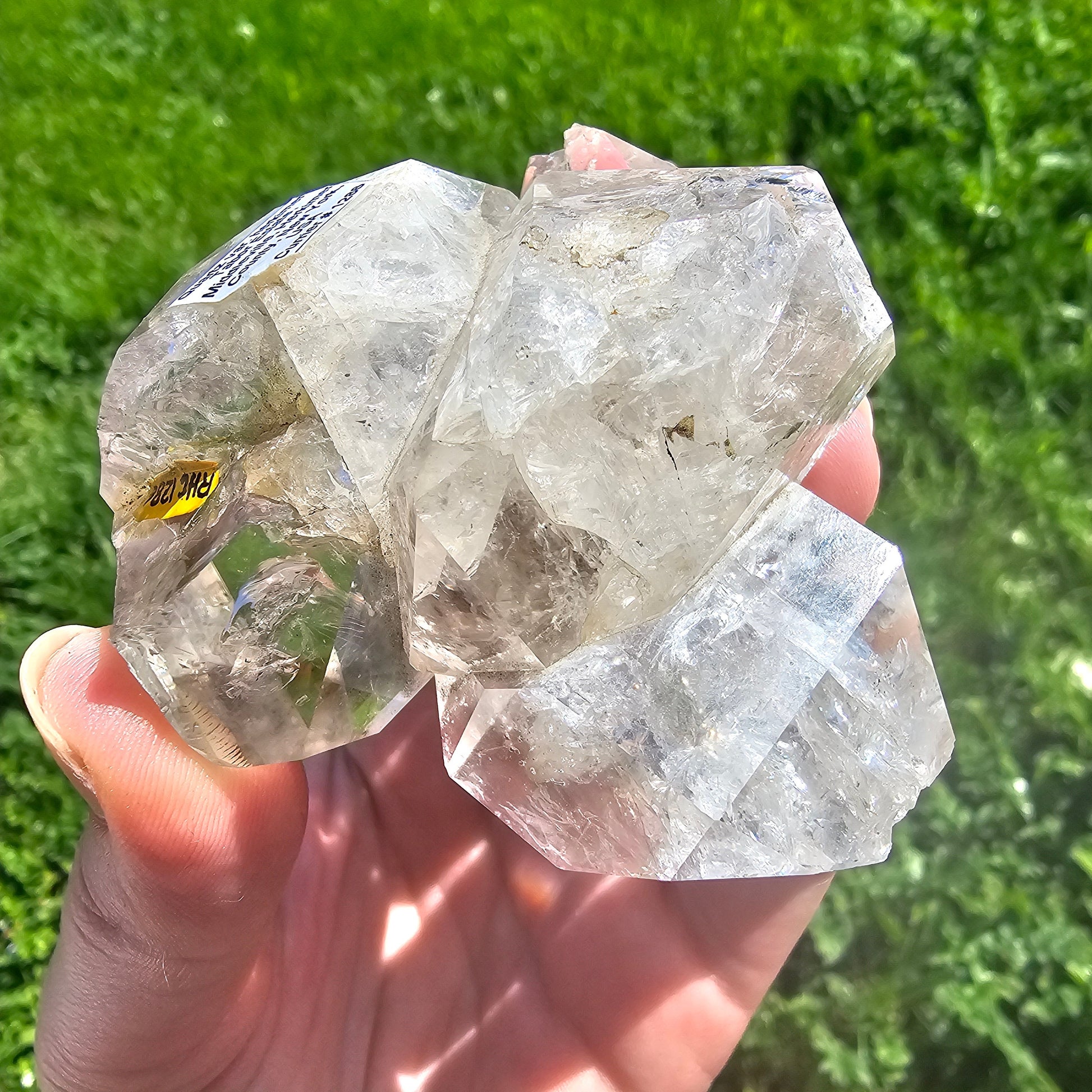 RESERVED for N ~ XL Herkimer 'Diamond', Quartz Cluster from Herkimer County New York, Old Stock, Well Documented, Rare Specimen, Rainbows!