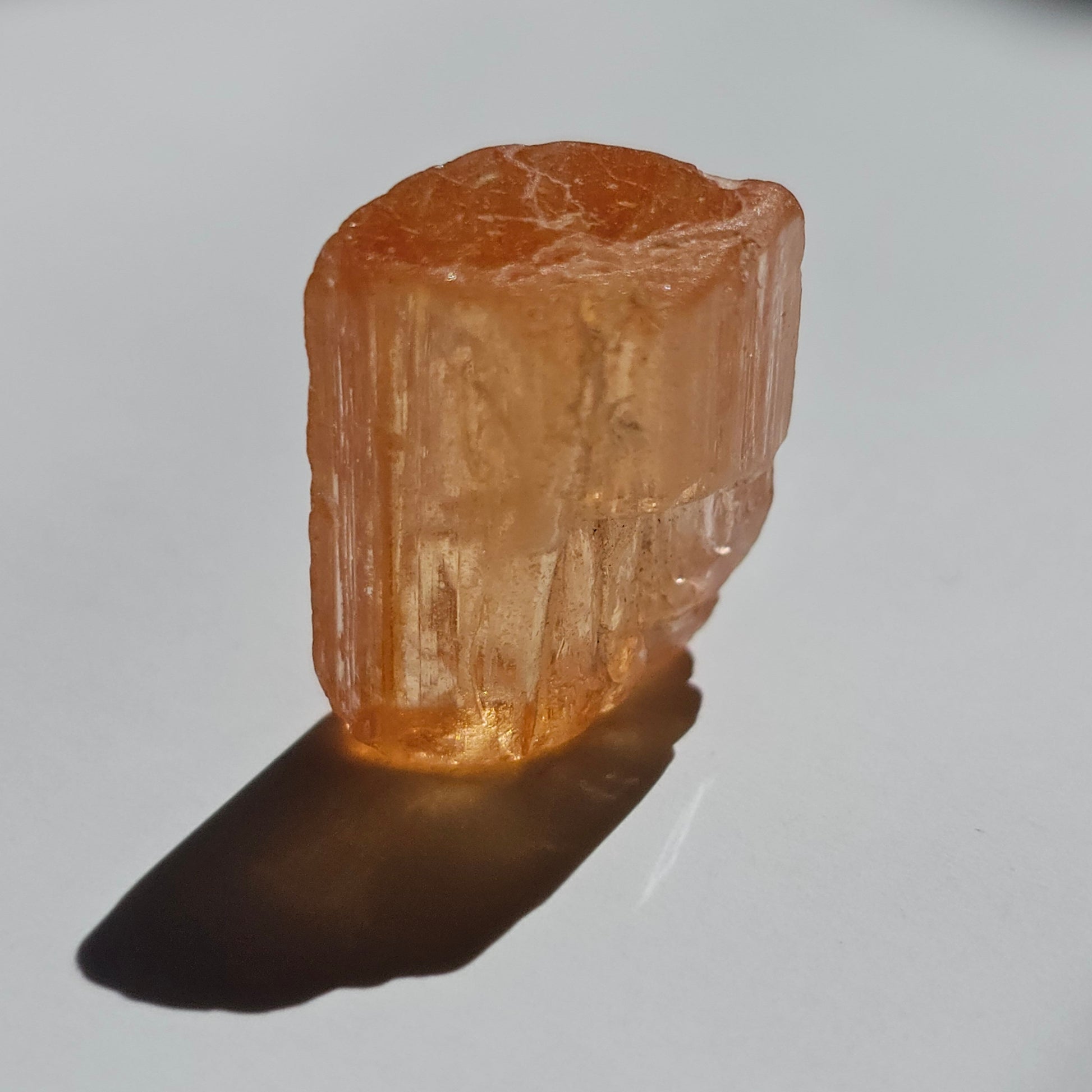 Imperial Topaz Gem, Ouro Preto Brazil, 20ct, Old Stock