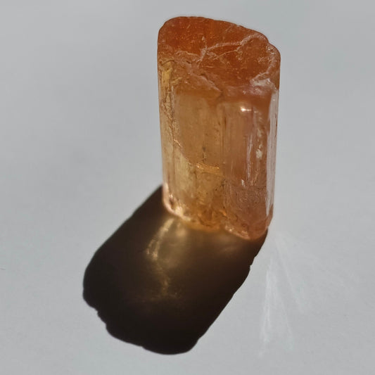 Imperial Topaz Gem, Ouro Preto Brazil, 20ct, Old Stock
