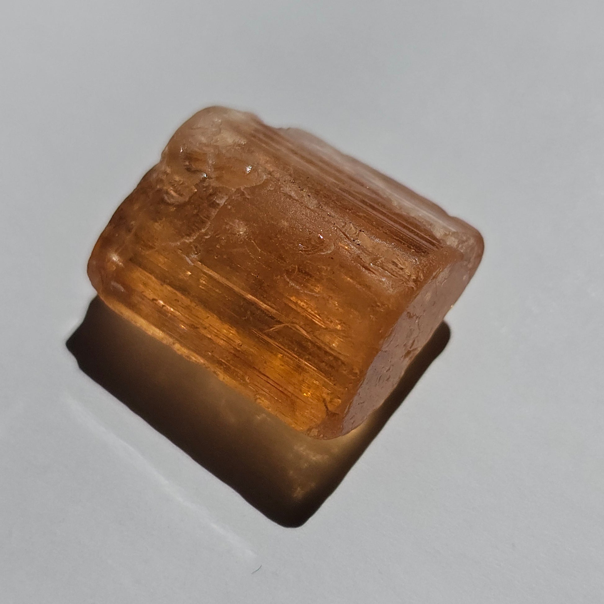 Imperial Topaz Gem, Ouro Preto Brazil, 20ct, Old Stock